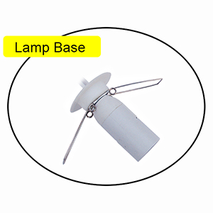 Lamp-base-of-extension-cord